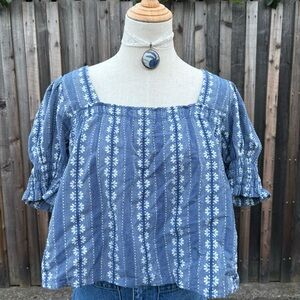 Treasure & Bond Square Neckline Top